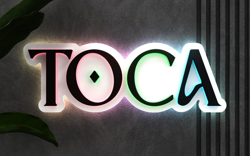 TOCA Outdoor Sign