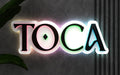 TOCA Outdoor Sign