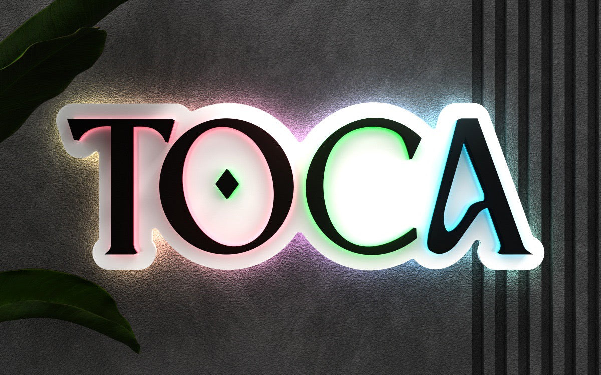 TOCA Outdoor Sign